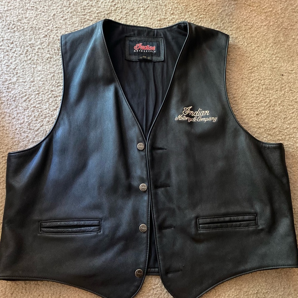 Indian Motorcycle Leather Vest
